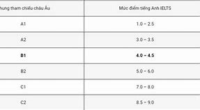 B1 Bằng Mấy Chấm Ielts