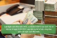 Luật Ngân Sach Nhà Nước Việt Nam 2015